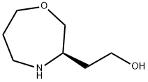 (3R)-Hexahydro-1,4-oxazepine-3-ethanol Structure