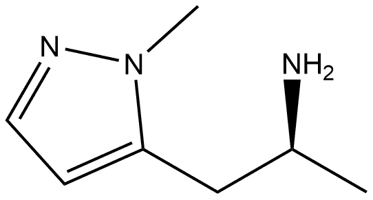 (S)-1-(1-methyl-1H-pyrazol-5-yl)propan-2-amine Structure