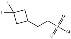 2-(3,3-difluorocyclobutyl)ethane-1-sulfonyl chloride Structure