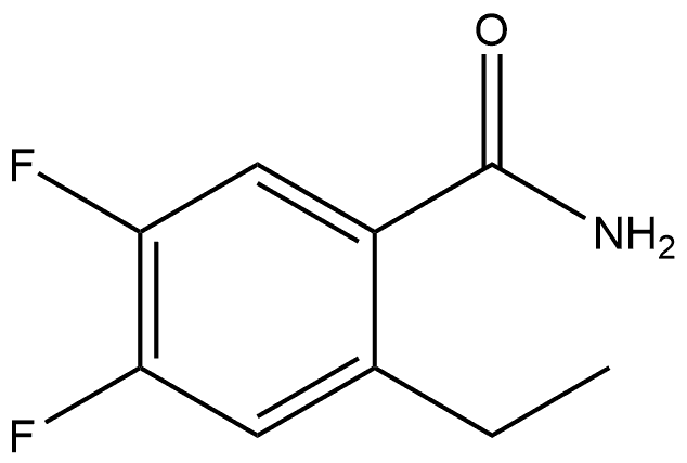 2-Ethyl-4,5-difluorobenzamide Structure