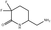 6-(氨甲基)-3,3-二氟哌啶-2-酮,2166865-52-5,结构式
