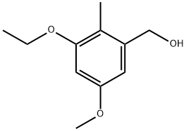 (3-ethoxy-5-methoxy-2-methylphenyl)methanol Structure