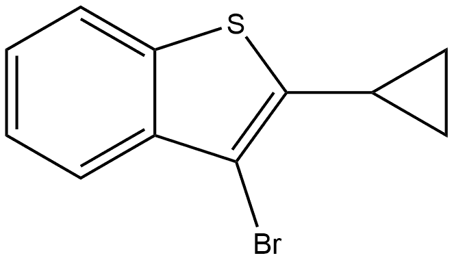 3-Bromo-2-cyclopropylbenzo[b]thiophene Structure