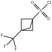 Bicyclo[1.1.1]pentane-1-sulfonyl chloride, 3-(trifluoromethyl)- 结构式