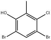 4,6-Dibromo-3-chloro-2-methylphenol 结构式