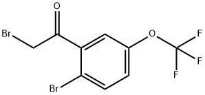 2-Bromo-5-(trifluoromethoxy)phenacyl bromide,2167152-82-9,结构式