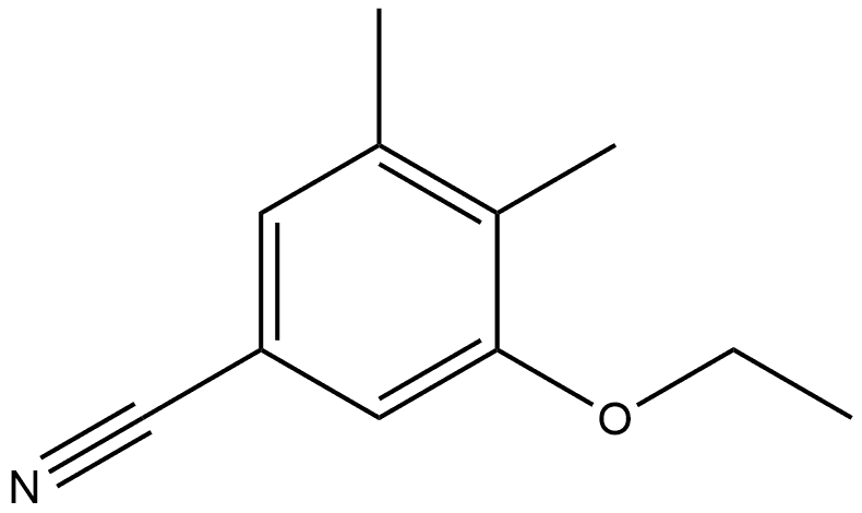 3-Ethoxy-4,5-dimethylbenzonitrile,2167174-27-6,结构式