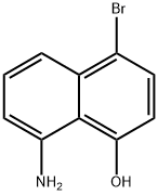 1-Naphthalenol, 8-amino-4-bromo- 化学構造式