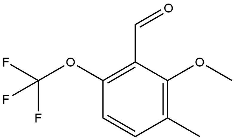 2-Methoxy-3-methyl-6-(trifluoromethoxy)benzaldehyde|