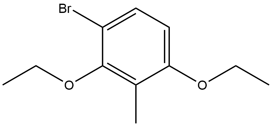 1-Bromo-2,4-diethoxy-3-methylbenzene Structure