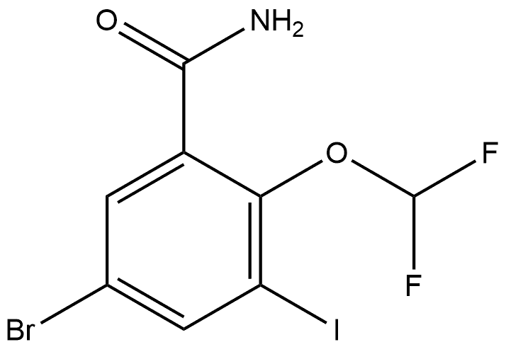2167466-23-9 5-Bromo-2-(difluoromethoxy)-3-iodobenzamide