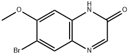 6-Bromo-7-methoxyquinoxalin-2(1H)-one Structure