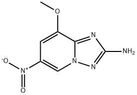 8-methoxy-6-nitro-[1,2,4]triazolo[1,5-a]pyridin-2-amine Structure