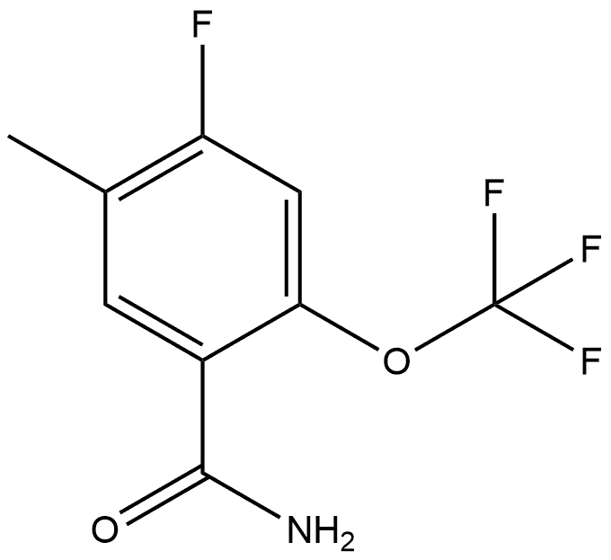 2167587-32-6 4-Fluoro-5-methyl-2-(trifluoromethoxy)benzamide