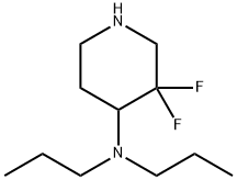 4-Piperidinamine, 3,3-difluoro-N,N-dipropyl- Structure