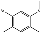 (5-Bromo-2,4-dimethylphenyl)(methyl)sulfane Structure