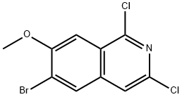 Isoquinoline, 6-bromo-1,3-dichloro-7-methoxy-|ISOQUINOLINE, 6-BROMO-1,3-DICHLORO-7-METHOXY-