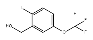 Benzenemethanol, 2-iodo-5-(trifluoromethoxy)- Structure