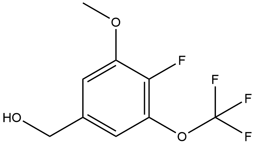 4-Fluoro-3-methoxy-5-(trifluoromethoxy)benzenemethanol|