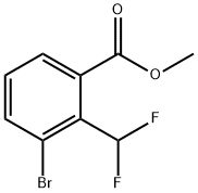 Methyl 3-bromo-2-(difluoromethyl)benzoate Structure