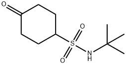 Cyclohexanesulfonamide, N-(1,1-dimethylethyl)-4-oxo- Struktur