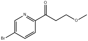 1-(5-Bromo-2-pyridinyl)-3-methoxy-1-propanone|1-(5-溴吡啶-2-基)-3-甲氧基丙-1-酮
