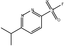 6-(propan-2-yl)pyridazine-3-sulfonyl fluoride 结构式