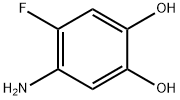 1,2-Benzenediol, 4-amino-5-fluoro- Structure
