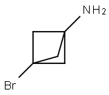 Bicyclo[1.1.1]pentan-1-amine, 3-bromo- Struktur