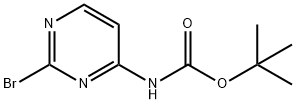 Carbamic acid, N-(2-bromo-4-pyrimidinyl)-, 1,1-dimethylethyl ester|(2-溴嘧啶-4-基)氨基甲酸叔丁酯