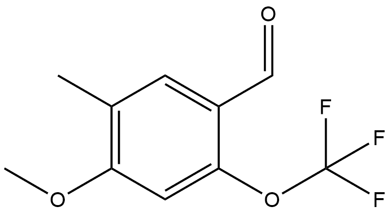 2168327-18-0 4-Methoxy-5-methyl-2-(trifluoromethoxy)benzaldehyde