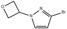 3-bromo-1-(oxetan-3-yl)-1H-pyrazole Struktur