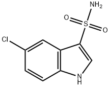 5-Chloro-1H-indole-3-sulfonamide 化学構造式
