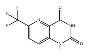 Pyrido[3,2-d]pyrimidine-2,4(1H,3H)-dione, 6-(trifluoromethyl)- Struktur