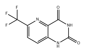 Pyrido[3,2-d]pyrimidine-2,4(1H,3H)-dione, 6-(trifluoromethyl)- 化学構造式