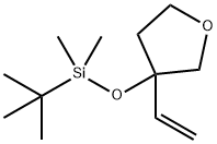 3-[[(1,1-Dimethylethyl)dimethylsilyl]oxy]-3-ethenyltetrahydrofuran Struktur