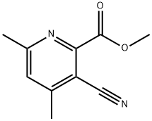 3-氰基-4,6-二甲基吡啶-2-甲酸甲酯,2168928-39-8,结构式