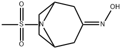 8-Azabicyclo[3.2.1]octan-3-one, 8-(methylsulfonyl)-, oxime,2168956-48-5,结构式