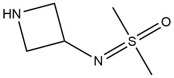 3-Azetidinamine, N-(dimethyloxido-λ4-sulfanylidene)- Struktur