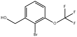 2-Bromo-3-(trifluoromethoxy)benzyl alcohol,2169396-69-2,结构式