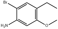 Benzenamine, 2-bromo-4-ethyl-5-methoxy- Structure