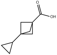 3-cyclopropylbicyclo[1.1.1]pentane-1-carboxylic acid Structure