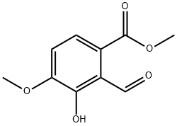 methyl 2-formyl-3-hydroxy-4-methoxybenzoate 化学構造式