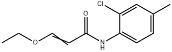 2-Propenamide, N-(2-chloro-4-methylphenyl)-3-ethoxy- 结构式