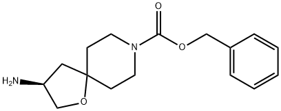 1-Oxa-8-azaspiro[4.5]decane-8-carboxylic acid, 3-amino-, phenylmethyl ester, (3S)-|(S)-3-氨基-1-氧代-8-氮杂螺环[4.5]癸烷-8-羧酸苄酯