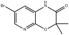 1H-吡啶并[2,3-B][1,4]噁嗪-2(3H)-酮,7-溴-3,3-二甲基,2169906-67-4,结构式
