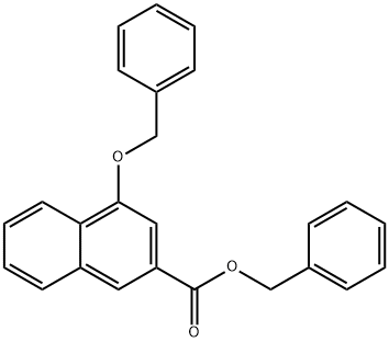 benzyl 4-(benzyloxy)naphthalene-2-carboxylate,2170029-83-9,结构式