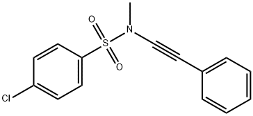4-氯-N-甲基-N-(苯乙炔基)苯磺酰胺,2170120-11-1,结构式