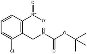 (2-Chloro-6-nitro-benzyl)-carbamic acid tert-butyl ester 结构式