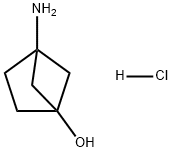 Bicyclo[2.1.1]hexan-1-ol, 4-amino-, hydrochloride (1:1) Structure